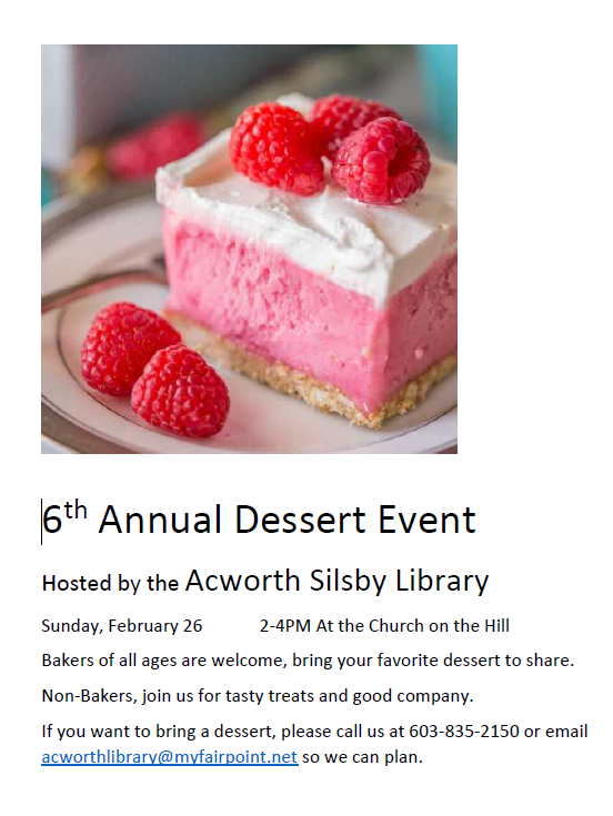 Acworth Silsby Library Acworth, NH 03601